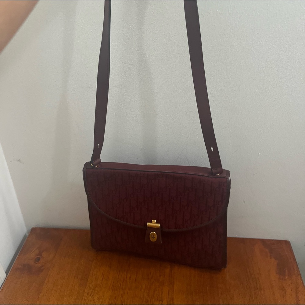 Authentic monogram vintage Christian Dior crossbody bag - Picture 2 of 14